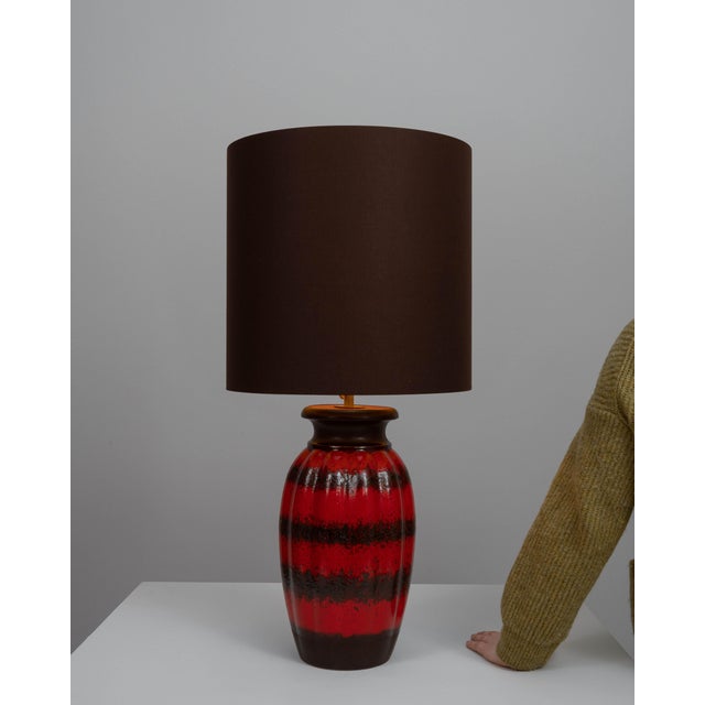 20th Century German Ceramic Table Lamp For Sale - Image 18 of 18