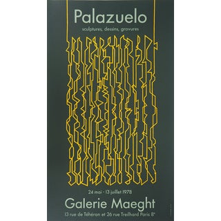 Pablo Palazuelo, Fils géométriques Poster, Lithograph For Sale