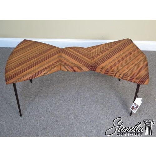 Modernist Design Satinwood Bowtie Coffee Table Jc-494786 For Sale - Image 4 of 10