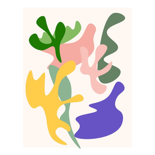 "Dream Sequence #8" Multicolored Pastel Abstract - 24" X 30" For Sale