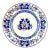 Antique Minton Imari Dinner Plate, 1879 Cobalt Blue Victorian Earthenware (10.4") For Sale