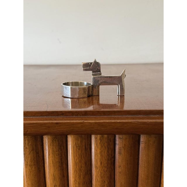 Art Deco silver-plated Ric & Mac small ashtray Edouard Marcel Sandoz (1881 - 1971) - Gallia Christofle, France 1930s...