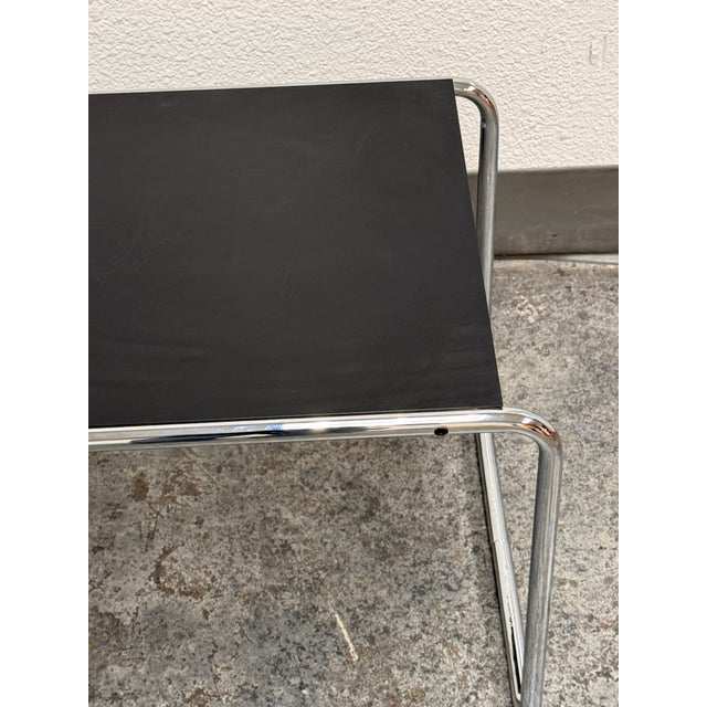 Black Marcel Breuer for Knoll Lacio Table, Small For Sale - Image 8 of 12
