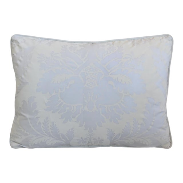 Mariano Fortuny Glicine Lavender Feather/Down Italian Pillow For Sale