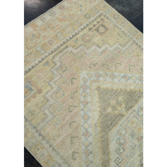 Early 21st Century Turkish Oushak Runner Rug 2'11" x 9'11" #17488 For Sale - Image 5 of 8