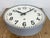 Gray Large Industrial Grey Factory Wall Clock from Chronotechna, 1950s For Sale - Image 8 of 17