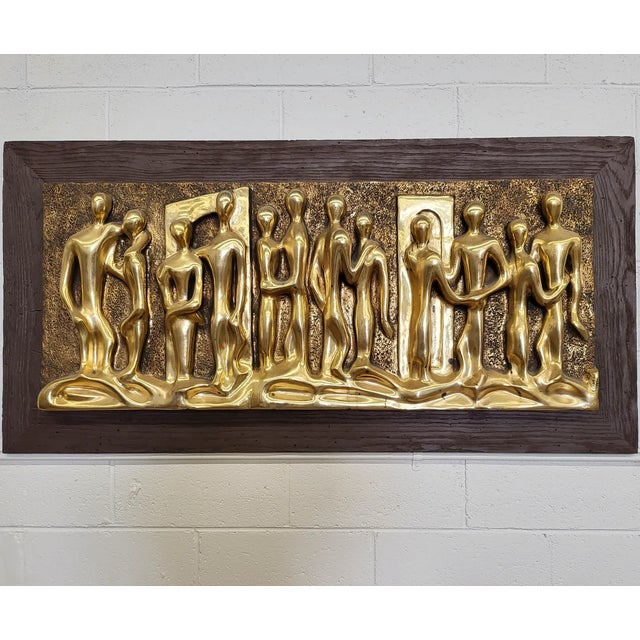 Brutalist Mid Century Wall Hanging by Espada Chairish