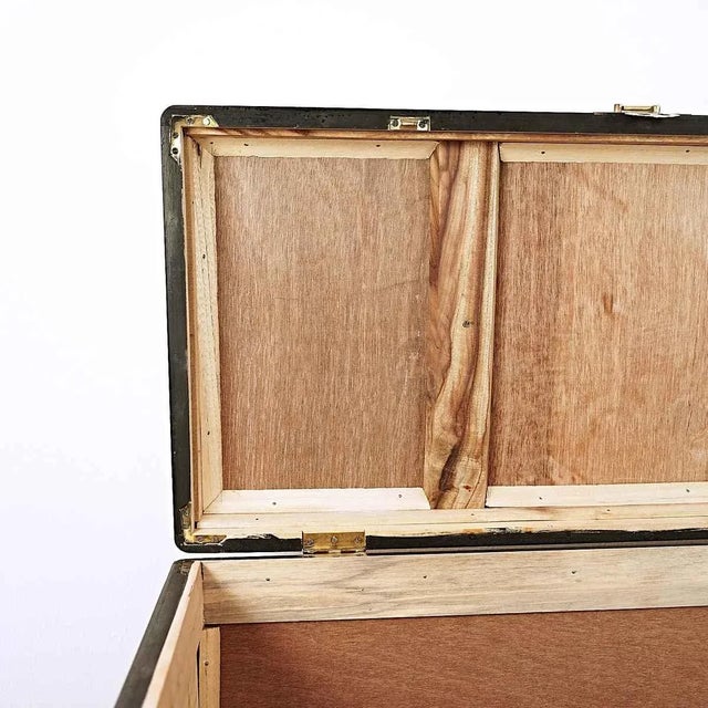 Wood Oriental Carved Wooden Chest For Sale - Image 7 of 14