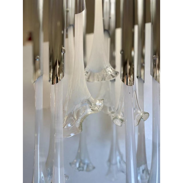 Murano Ceiling Lamp from Venini, 1960s For Sale - Image 11 of 15