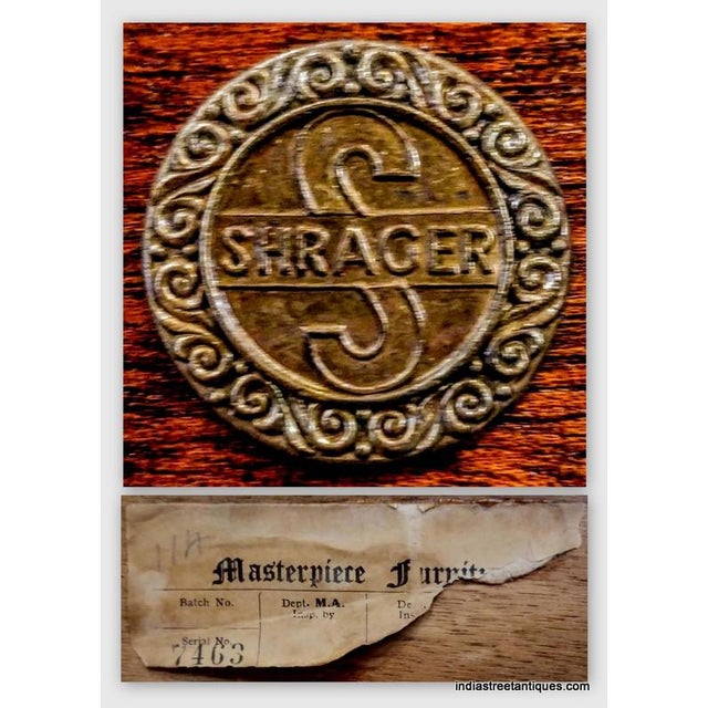 Art Deco Mirrored Bedroom Vanity / Dressing Table by Shrager Brothers