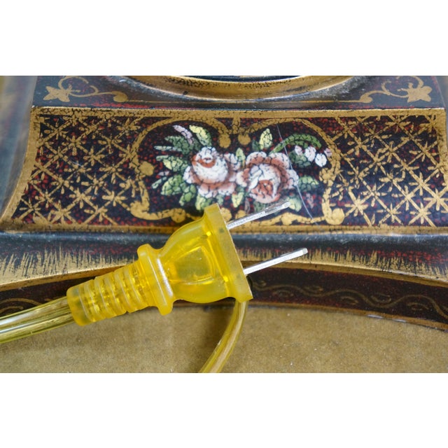 Late 20th Century Chelsea House Neoclassical Black Tole Painted Trophy Urn Table Lamps 32" - a Pair For Sale - Image 15 of 16