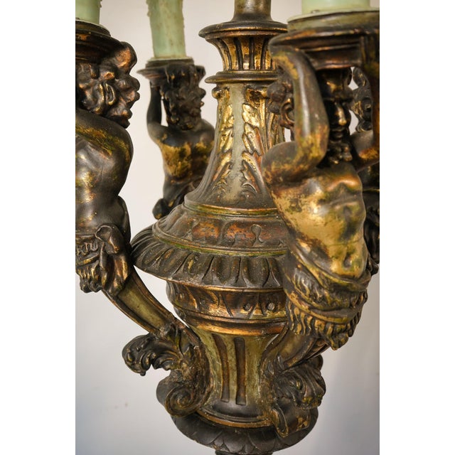 Chandelier with Four Greek Mythological Figures, 2010s For Sale - Image 12 of 18