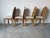 Wood Vintage Coastal Organic Woven Wicker & Metal Frame Dining Chairs – Set of 4 For Sale - Image 7 of 12