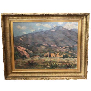 1940s Impressionist Landscape Painting Signed William Sheldon Horton For Sale