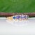 Metal 1.51ct Mixed Sapphire Estate Ring With 5 Natural Sapphires in Solid 18k Gold, Size 8 For Sale - Image 7 of 9