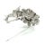 Metal 1990s Mikimoto Estate Akoya Flower Pearl Brooch Pin Sterling Silver 6.16 mm For Sale - Image 7 of 11
