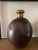 Antique Brown Tin Vessel For Sale - Image 4 of 4