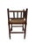 Early 20th Century Antique Dutch Bobbin Corner Chair For Sale - Image 5 of 9