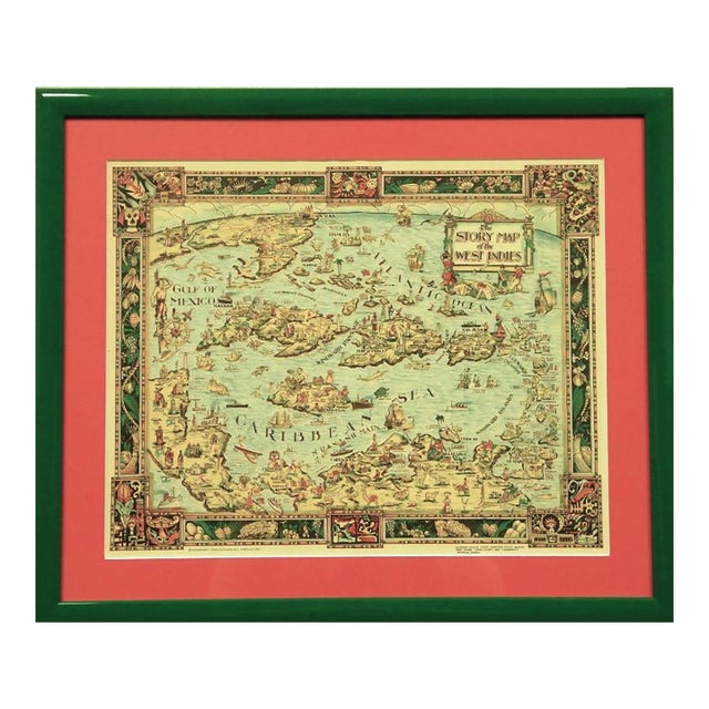 The Story Map of the West Indies For Sale