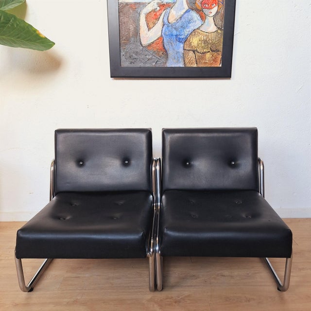 Vintage Armchairs from Soto Leon, Spain, 1965, Set of 3 For Sale - Image 10 of 16