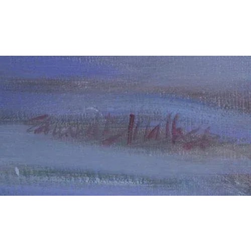 1980s "Fresh Air Flight - Southbound" Oil Painting by Edward Walker, Framed For Sale - Image 4 of 6