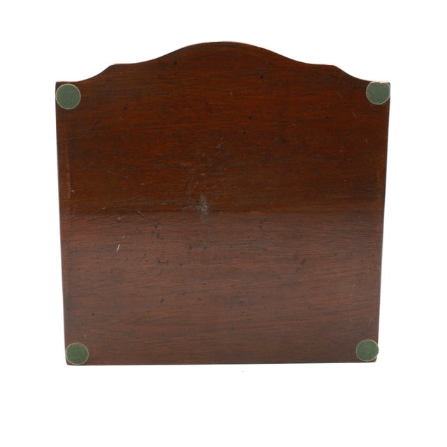 Federal Style Inlaid Mahogany Knife Box For Sale - Image 12 of 12