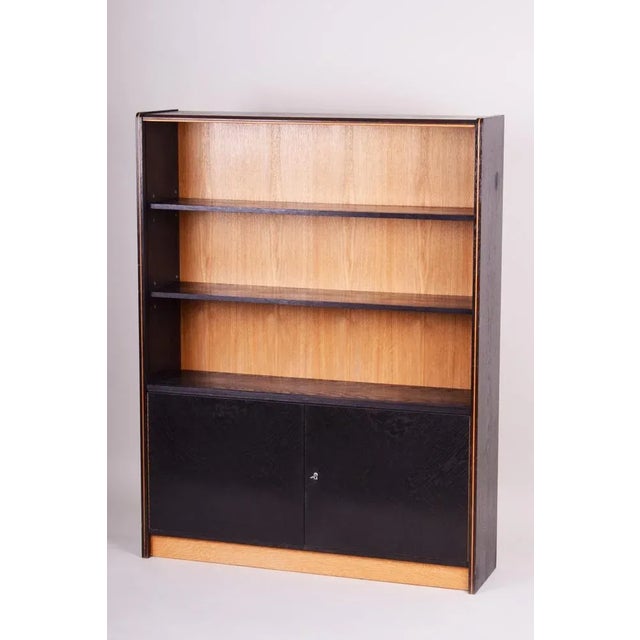 Mid-Century Display Cabinet in Oak, 1950s For Sale - Image 4 of 4
