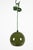 Metal 1960s Danish Olive Green Globe Pendant Lights Attributed to Es Horn- A Pair For Sale - Image 7 of 9