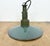 Industrial Enameled Military Pendant Lamp with Cast Aluminium Top, 1960s For Sale - Image 10 of 16
