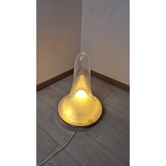 Ciuccio Table Lamp in Murano Glass and Metal by V. Nason, 1980s For Sale - Image 15 of 17