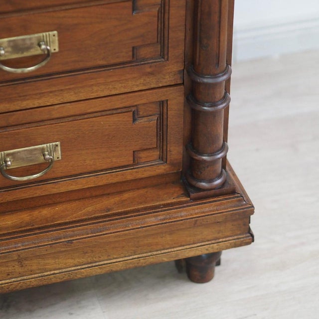 Antique Chest of Drawers with Marble Top, 1890 For Sale - Image 10 of 18