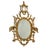 Gold Chinese Chippendale Style Oval Giltwood Mirror, 20th Century For Sale - Image 8 of 8