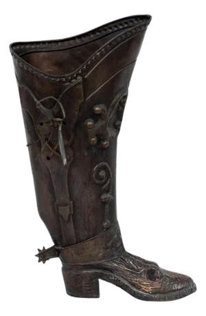 Copper Umbrella Stand Boot, Early 1900s