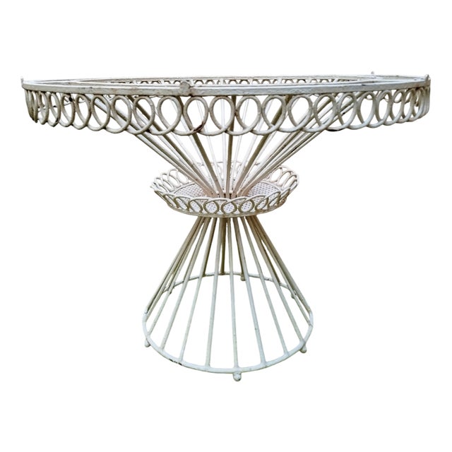 Cap Dail Garden Table by Mathieu Matégot, France, 1950s For Sale