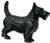 1930s Very Nice Vintage Hubley Manufacturing Co. Cast Iron Standing Scottish Terrier - Scottie Dog Doorstop - Circa 1930s For Sale - Image 5 of 12