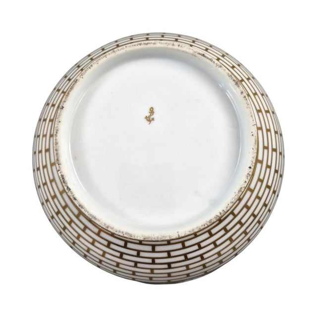Large Antique Porcelain Footed Bowl from Samson, 1800s For Sale - Image 9 of 11