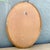 Gold Vintage Venetian Style Oval Wall Mirror For Sale - Image 8 of 9