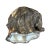 Large Mid-20th Century Japanese Ceramic Elephant Pair – Mother and Calf in Gray Glaze For Sale - Image 13 of 15