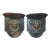 Early 20th Century Pair of Bronze & Iron Versace Style Medusa Corbels For Sale