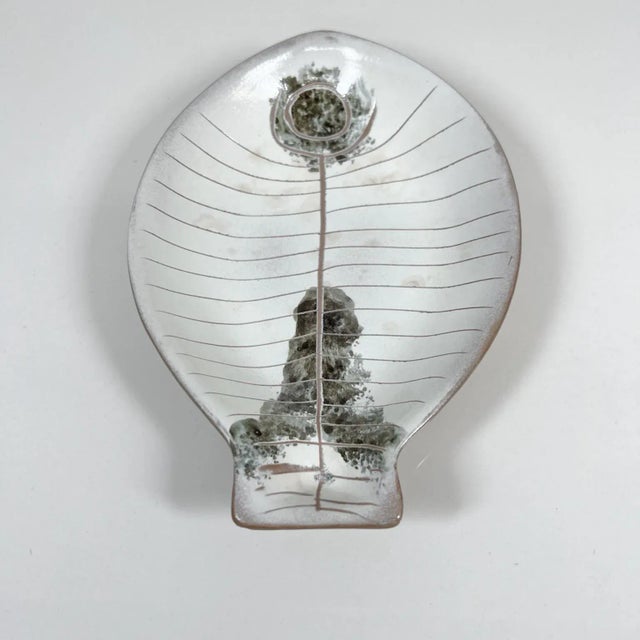Mid-Century Modern Ceramic Fish Plate by Tackett & Fujita, 1960s For Sale - Image 12 of 13
