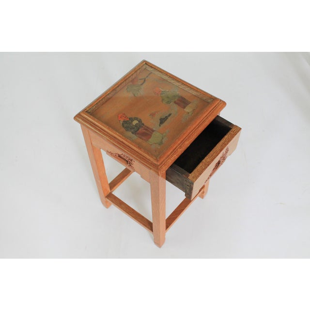 20th Century Hong Kong Carved Nesting Tables S/3 For Sale - Image 9 of 12