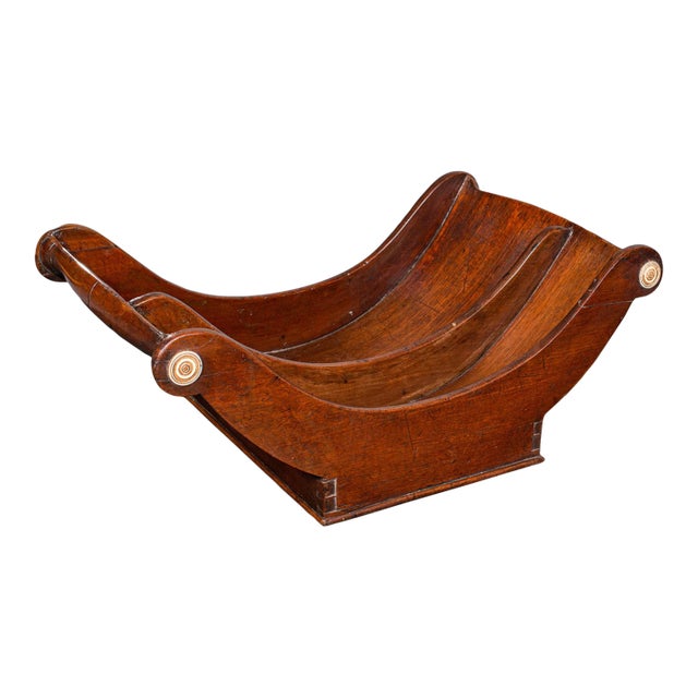 Antique Butler's Stilton Stand, English, Cheese Truckle Crescent, Georgian, 1780 For Sale