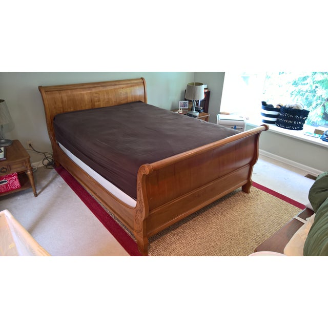 Ethan Allen Legacy Queen Sleigh Bed Chairish