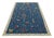 2010s Rug & Kilim’s Suzani Style Kilim in Navy Blue With Polychromatic Tribal Patterns For Sale - Image 5 of 7