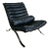 Arne Norell “Ari” Leather and Steel Lounge Chair, Sweden 1970 For Sale