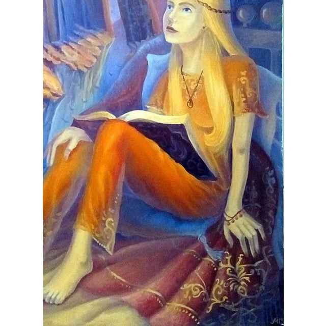 Abstract Avant-Garde Oil Painting, Ukrainian Soviet Art 93-68 For Sale - Image 6 of 6