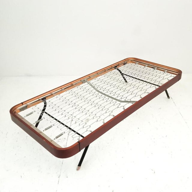 Single Bed in Curved Wood, 1960s For Sale - Image 12 of 18