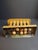 Ultra Rare Antique 18th C Heavy Brass 12 Tube Candle Mold Primitive Corks 5x10 For Sale - Image 11 of 16