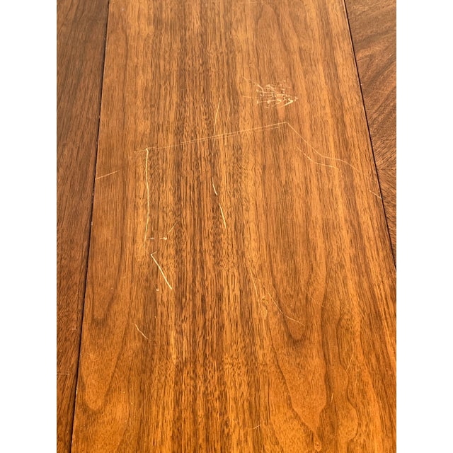 Mid-Century Modern Walnut Dining Leaf Table For Sale - Image 14 of 14