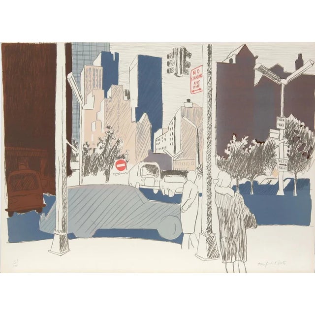 untitled (New York City) Porter, Fairfield circa 1970 Lithograph, signed and numbered in pencil Edition of 100 22 in. x 30...